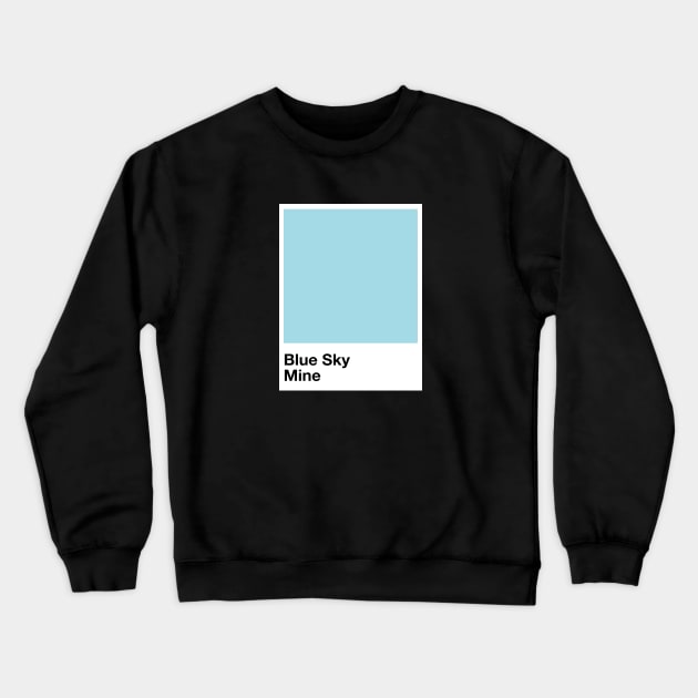 Pantone Blue Sky Mine Crewneck Sweatshirt by Perezzzoso